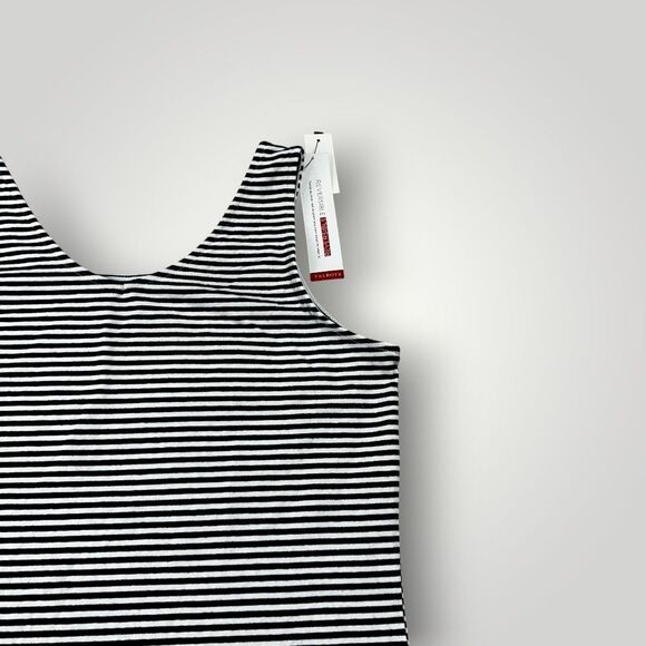 Talbots NWT Two-Way Tank Belleville Stripe Women’s S Reversible Scoop/V-Neck Top - Picture 5 of 10